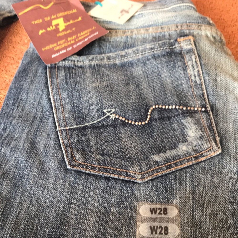 Wide leg seven jeans brand new with tags